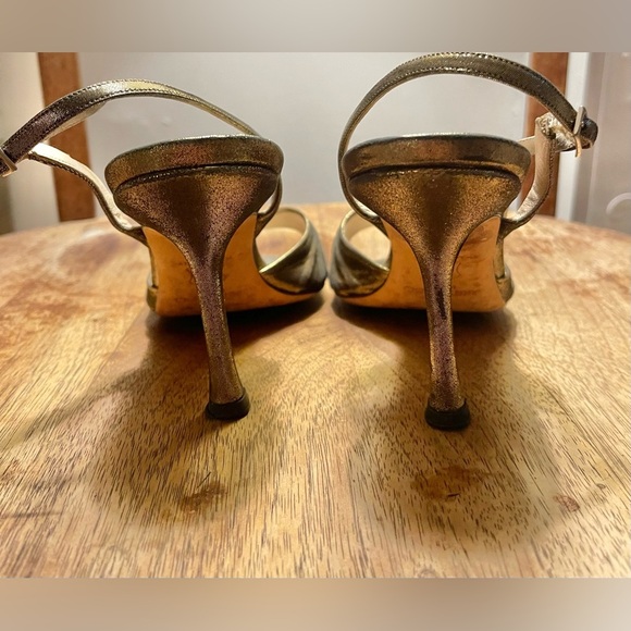 Gold Jimmy Choo Heels - Picture 3 of 8